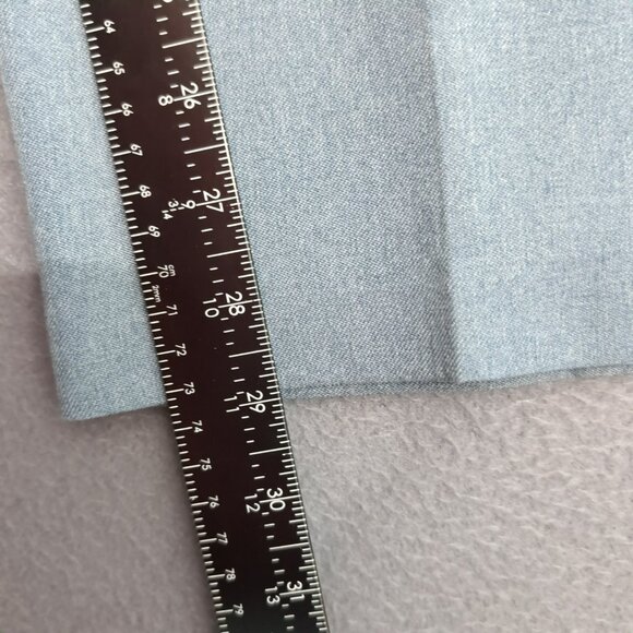 VTG 80's Levi's Action Slack Men 38X30 (36X29) Blue Straight Leg Dress Pants - Picture 9 of 12